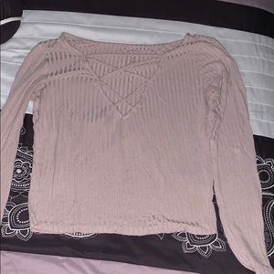 Long sleeve tan pacsun top